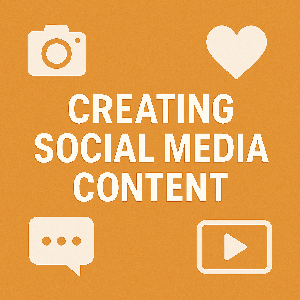Creating social media content